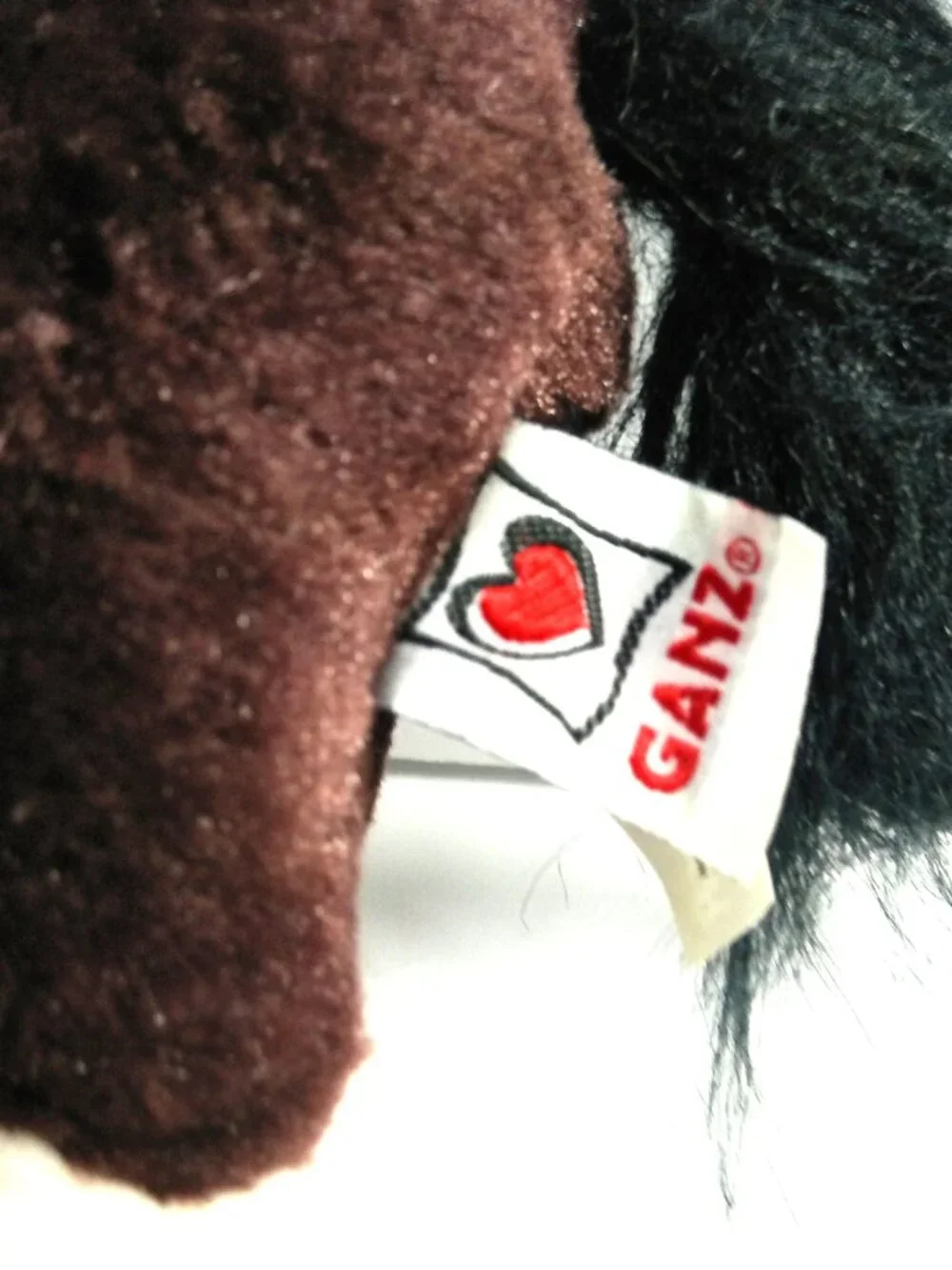 Clydesdale Horse Ganz Webkinz Plush Stuffed Animal HM139 Brown 8.5